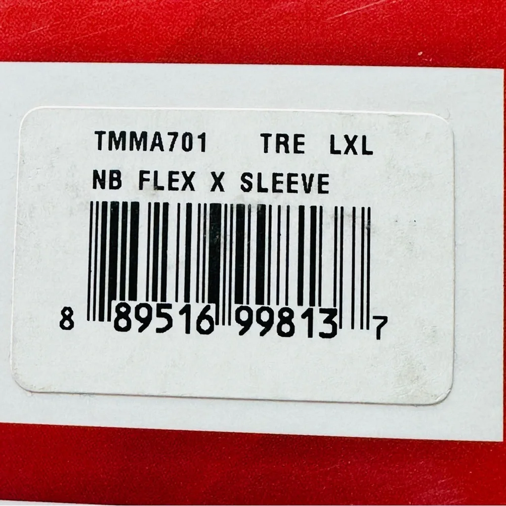 New Balance Flex Arm Sleeve - Baseball / Basketball Compression - Red - Picture 2 of 7